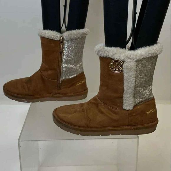 Michael Kors Designer Brown Winter Shearling Boots - Approx Size 5 - Picture 1 of 6